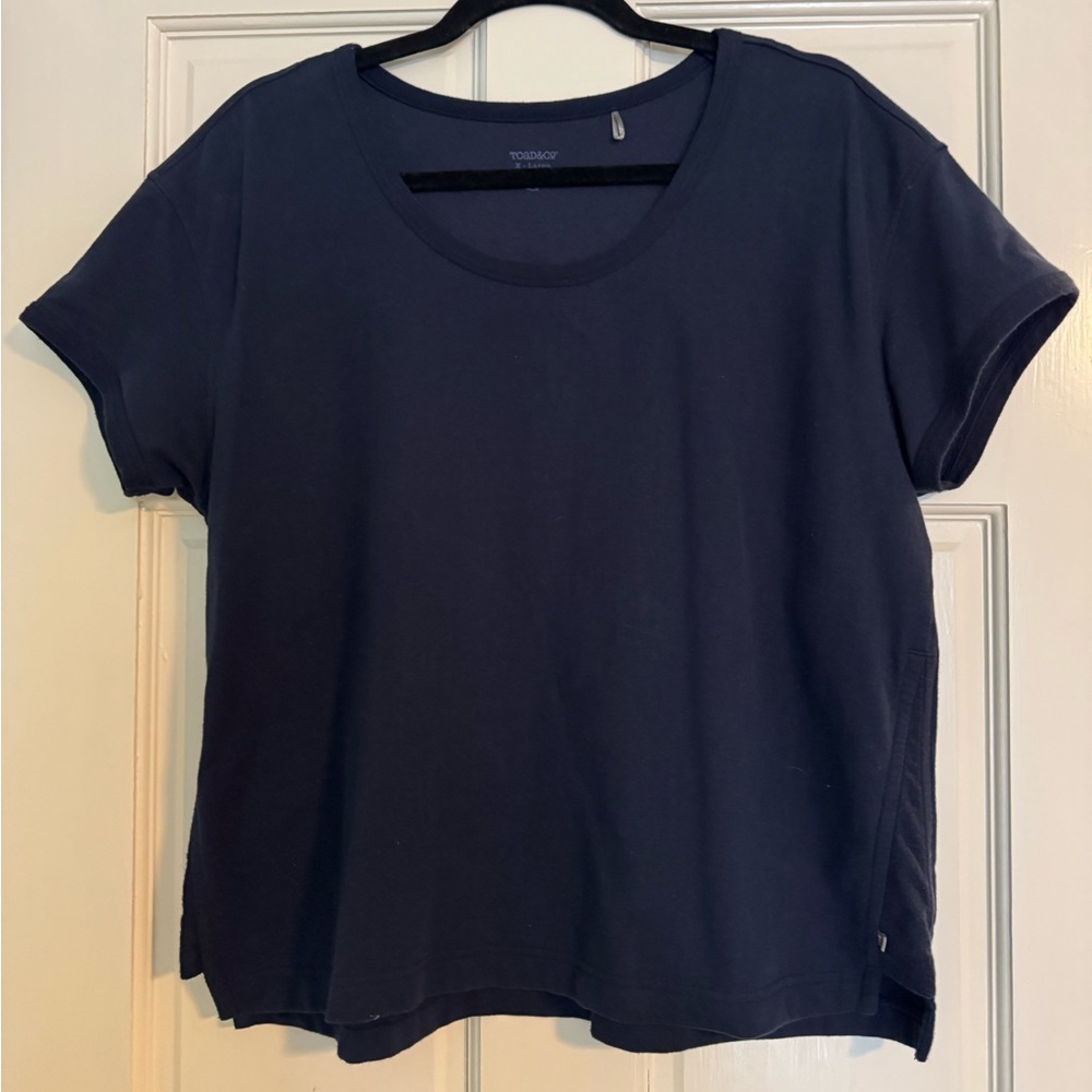 Toad&Co Classic Navy Short Sleeve Tee T-Shirt